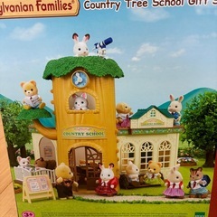 新品未使用シルバニアファミリー森の木の学校の画像