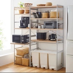 キッチン　オープンシェルフ　ベルメゾン　61.5cmの画像