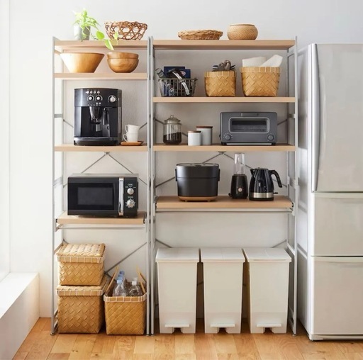 キッチン　オープンシェルフ　ベルメゾン　61.5cm