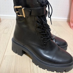 2WAY レースアップトラックソールブーツ （BLACK） randa の画像