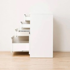 キッチンカウンター キッチン家具台所収納 カウンター W120 ホワイト ニトリ通販の画像