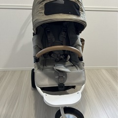【美品】ココブレーキ フロムバースEXベビーカー カカオ 【AIR BUGGY】の画像