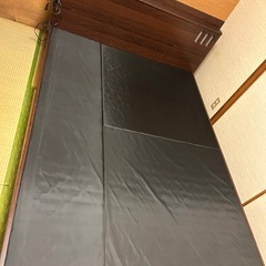 ダブルベットマットレス　フレーム
セットの画像