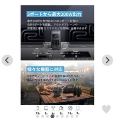 新品未開封 
Anker アンカー Solix C200 DC Portable Power Station ポータブル電源 キャンプ アウトドア 防災 停電 災害対策 の画像