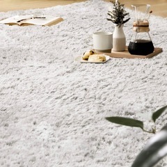 モダンデコ シャギーラグ 250x200の画像