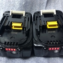 ②マキタ14v純正バッテリーBL1460B中古品　　残量表示有り、２個の画像