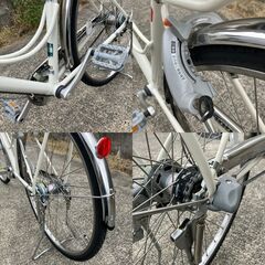 ブリヂストン 27型シティサイクル カジュナ（バニラホワイト）の画像