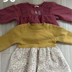 70-90 女の子 冬物 まとめ 7点セットの画像