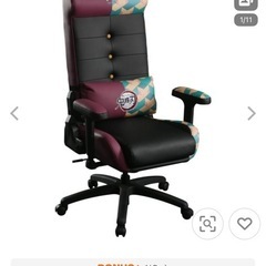 ゲーミングチェア 鬼滅の刃 冨岡 義勇 モデル の画像