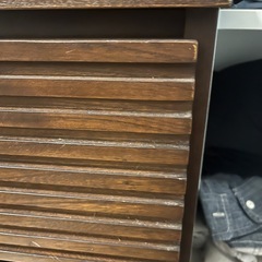 テレビ台にもなる収納の画像