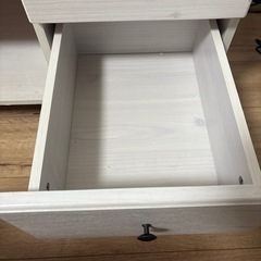 【無料】ニトリTVボード　ホワイト木目柄の画像