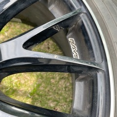 レイズRAYS HOMURA 2X9 18インチスタッドレス
4本　の画像