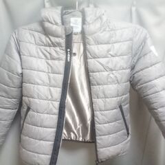 ジーベック　G-ASCENT フード付きダウンジャケット LL シルバーの画像