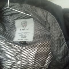 ジーベック　G-ASCENT フード付きダウンジャケット LL シルバーの画像