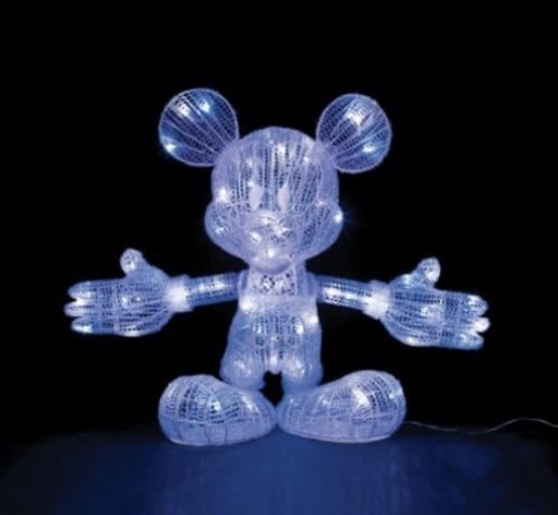 新品未使用❣️ミッキーマウスLEDクリスタルイルミネーションライト