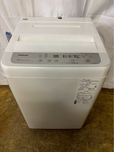 【成約済み】【6ヶ月保証 】Panasonic全自動洗濯機 NA-F60B13 2020年製 洗濯6.0kg