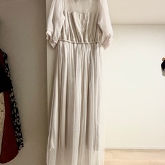 決まりましたダウン、ワンピース、ニットトップス(数回のみ着用)の画像
