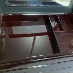 桂由美　時計付/漆塗りジュエリーボックス　の画像