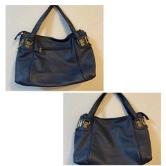 ショルダーバッグ★トートバッグ★2way★ネイビーの画像