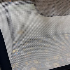 ベビーベッド　折りたたみの画像