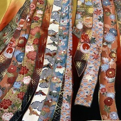 成人式着物　セット　帯とファー付　の画像