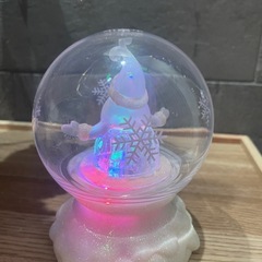 クリスマス サンタ スノードーム 置物の画像