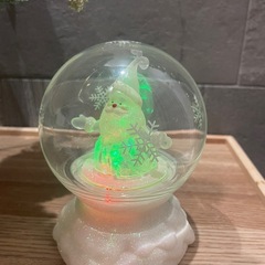 クリスマス サンタ スノードーム 置物の画像