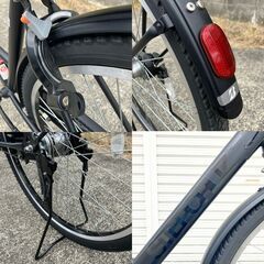 ブリヂストン 通勤・通学向け自転車「ステップクルーズ」マットブラックの画像