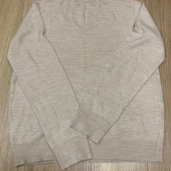 ベージュニット　LLサイズの画像