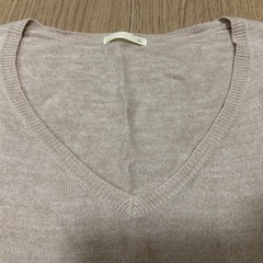 ベージュニット　LLサイズの画像