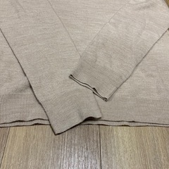 ベージュニット　LLサイズの画像