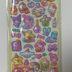 シール　８枚セット　訳あり　中空洞　海外製　プリントズレあり
の画像