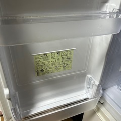 シャープ冷蔵庫（単身用）の画像