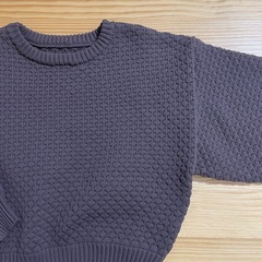 ポコポコニット　ブラウンの画像