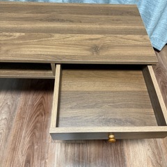 テーブル　テレビ台　ブラウン　茶色の画像