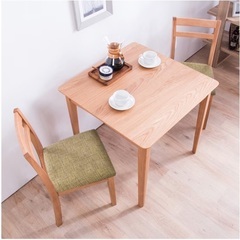 【75%OFF】ダイニングテーブル3点セット (DT CLS 75×75cm）の画像