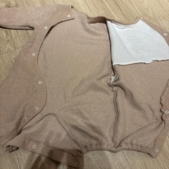 【美品】厚手ロンパース　新生児　の画像