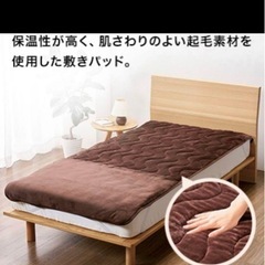 新品未使用！2個セット！ダブル！トゥルースリーパー　足まであったか敷きパッドの画像