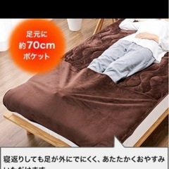 新品未使用！2個セット！ダブル！トゥルースリーパー　足まであったか敷きパッドの画像