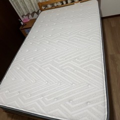 Nスリープ　ハード H1-02CR セミダブルマットレス+フレームの画像