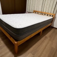 Nスリープ　ハード H1-02CR セミダブルマットレス+フレームの画像
