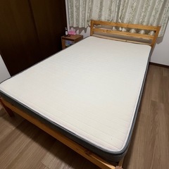 Nスリープ　ハード H1-02CR セミダブルマットレス+フレームの画像