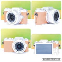 シャッター数1726回✨美品✨LUMIX DMC-GF7 レンズキット 自撮り Wi-Fi Panasonic ミラーレスの画像