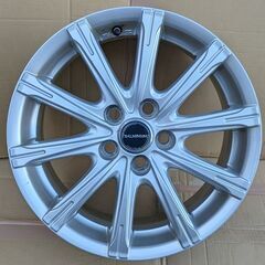 【タイヤ組み換え可】ブリジストン BALMINUM バルミナ ホイール 15インチ 6.5J 5H100 4本セット 50系プリウスに！の画像