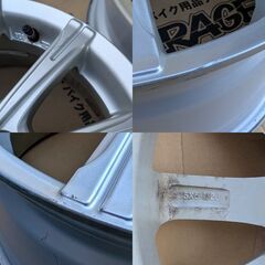 【タイヤ組み換え可】ブリジストン BALMINUM バルミナ ホイール 15インチ 6.5J 5H100 4本セット 50系プリウスに！の画像