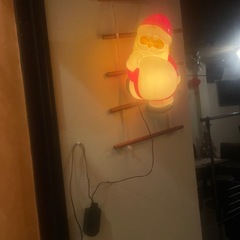 登りサンタ　イルミネーションの画像