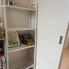 IKEA (イケア) LERBERG シェルフユニット, ホワイト (601.685.29) 1棚 60cm x 35cm x 148cm コンテンポラリー 棚の画像
