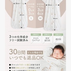 スワドル　S  Mサイズの画像
