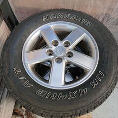 タイヤ＆ホイール４本セット　R2 NANKANGオールシーズンタイヤ／H15 ノア純正アルミホイールの画像