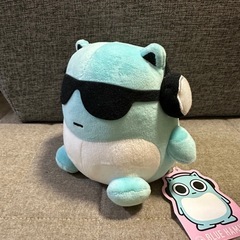 ブルーハムハム ぼてっとお座りぬいぐるみ サングラスの画像